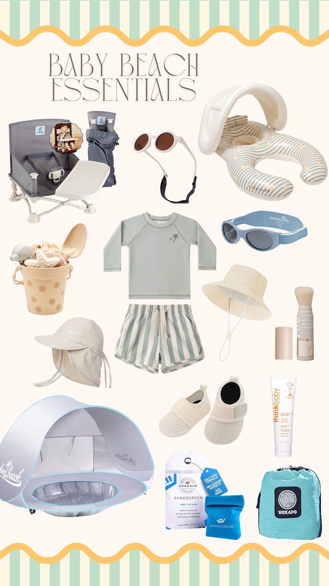 Baby beach and pool essentials and must haves! Things I used during our beach trip with my son.

#LTKmomlife #LTKBaby #LTKSwim
