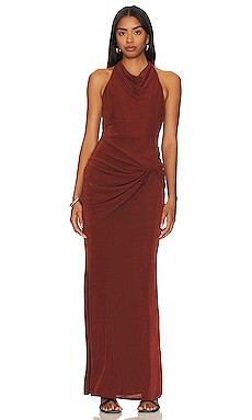 Katie May Leyla Gown in Auburn from Revolve.com | Revolve Clothing (Global)