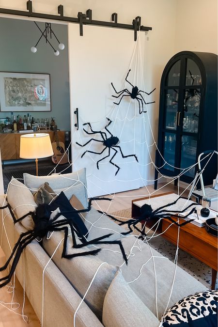 Creepy Crawly Cobweb 🕸️🕷️

Put up our outdoor Halloween decorations this weekend, but first had to attach the spiders to the 25’ web with floral wire inside. Then dropped it out the window and used a staple gun to adhere the bottom to our front fence. 

#LTKHalloween #LTKhome #LTKSeasonal