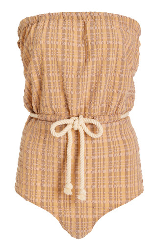 Victor Seersucker One-Piece Swimsuit | Moda Operandi (Global)