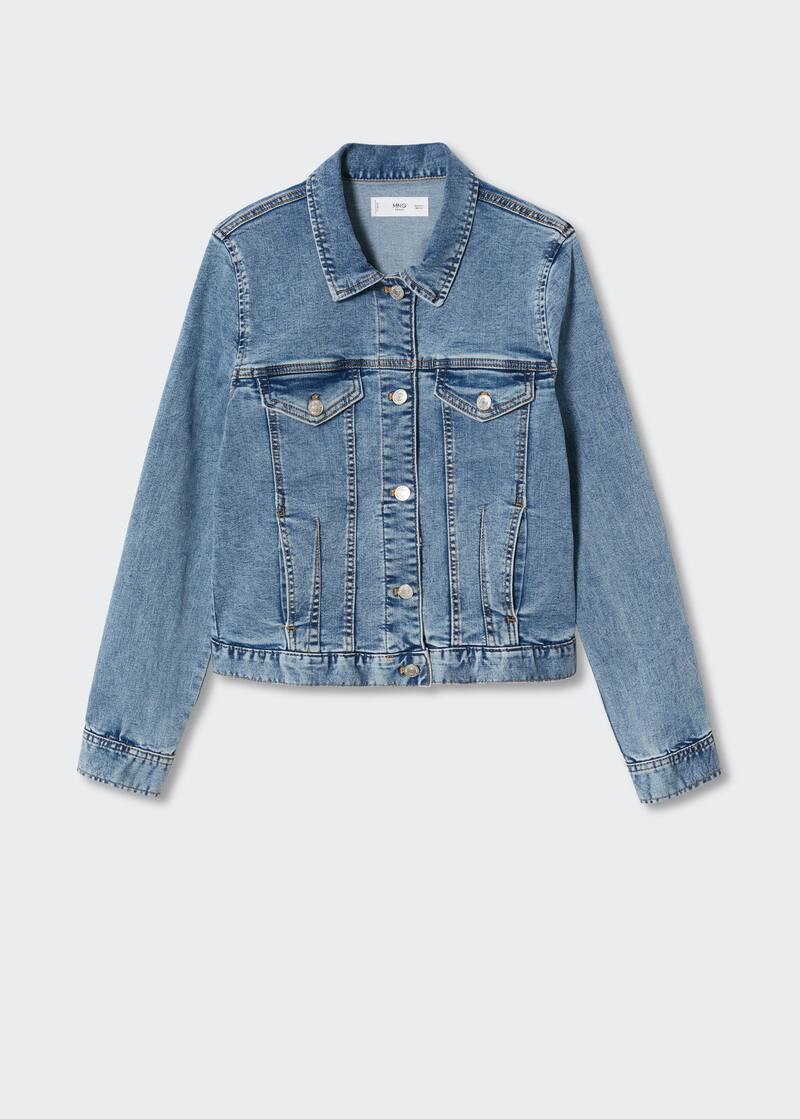 Pocketed denim jacket -  Women | Mango USA | MANGO (US)