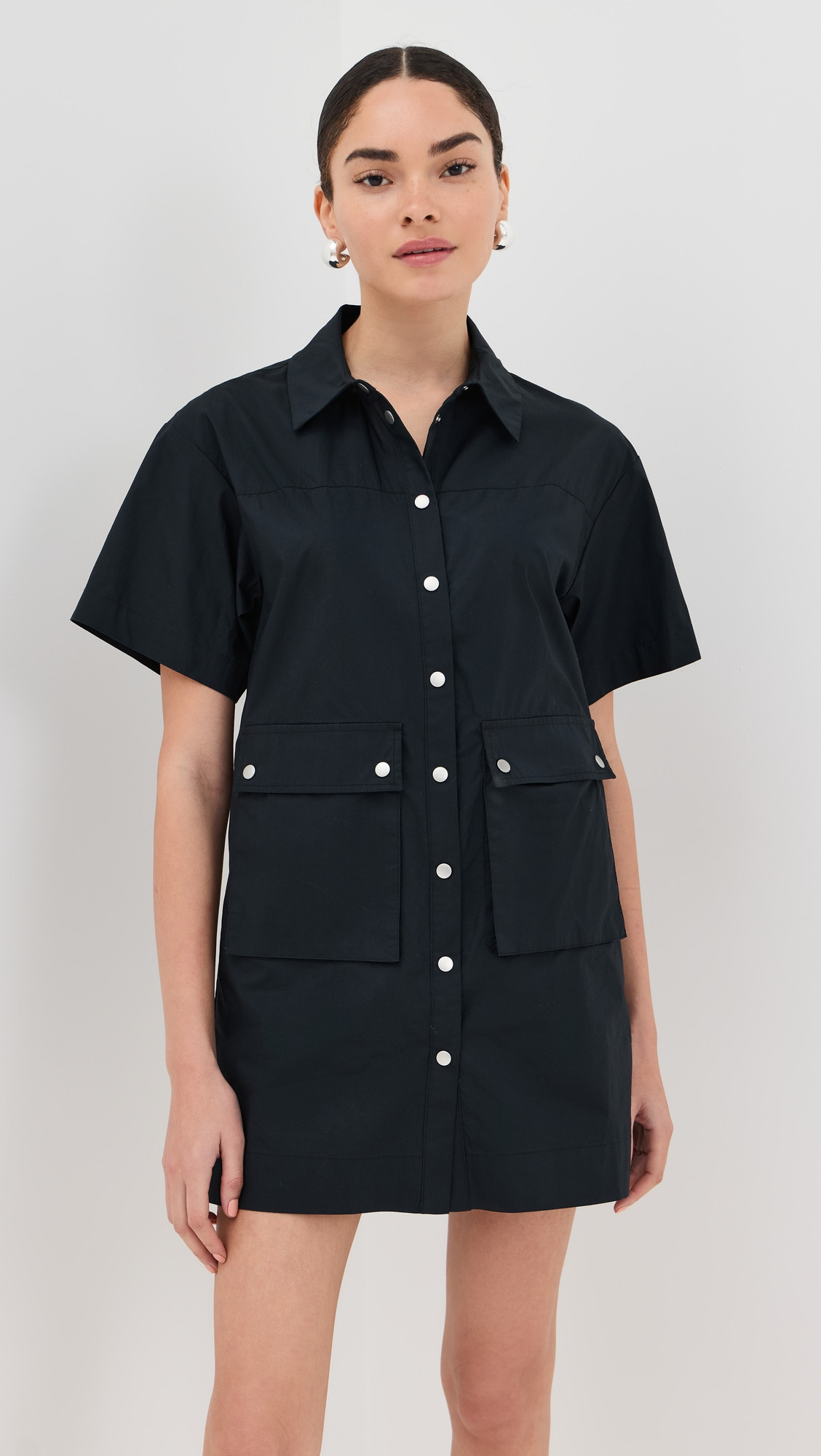 LE BOP Mariette Utility Dress Black S | Shopbop