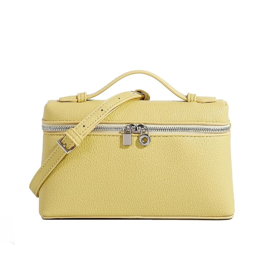 Fashionable classic lychee pattern lunch box purses versatile mini handbags simple messenger bags | Amazon (US)