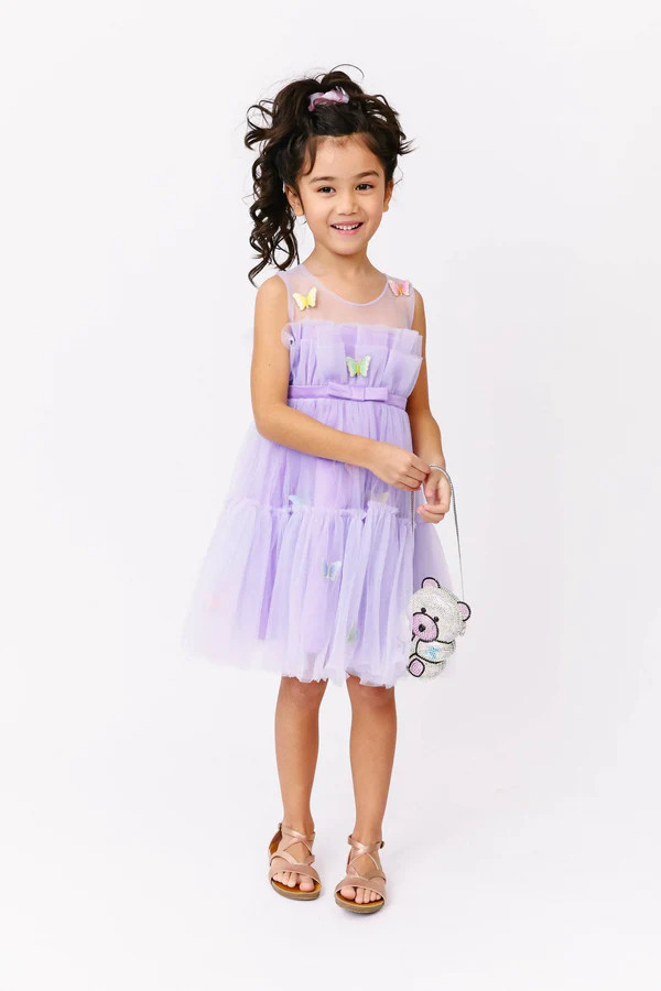 Rainbow Butterfly Tulle Dress | Lola + The Boys