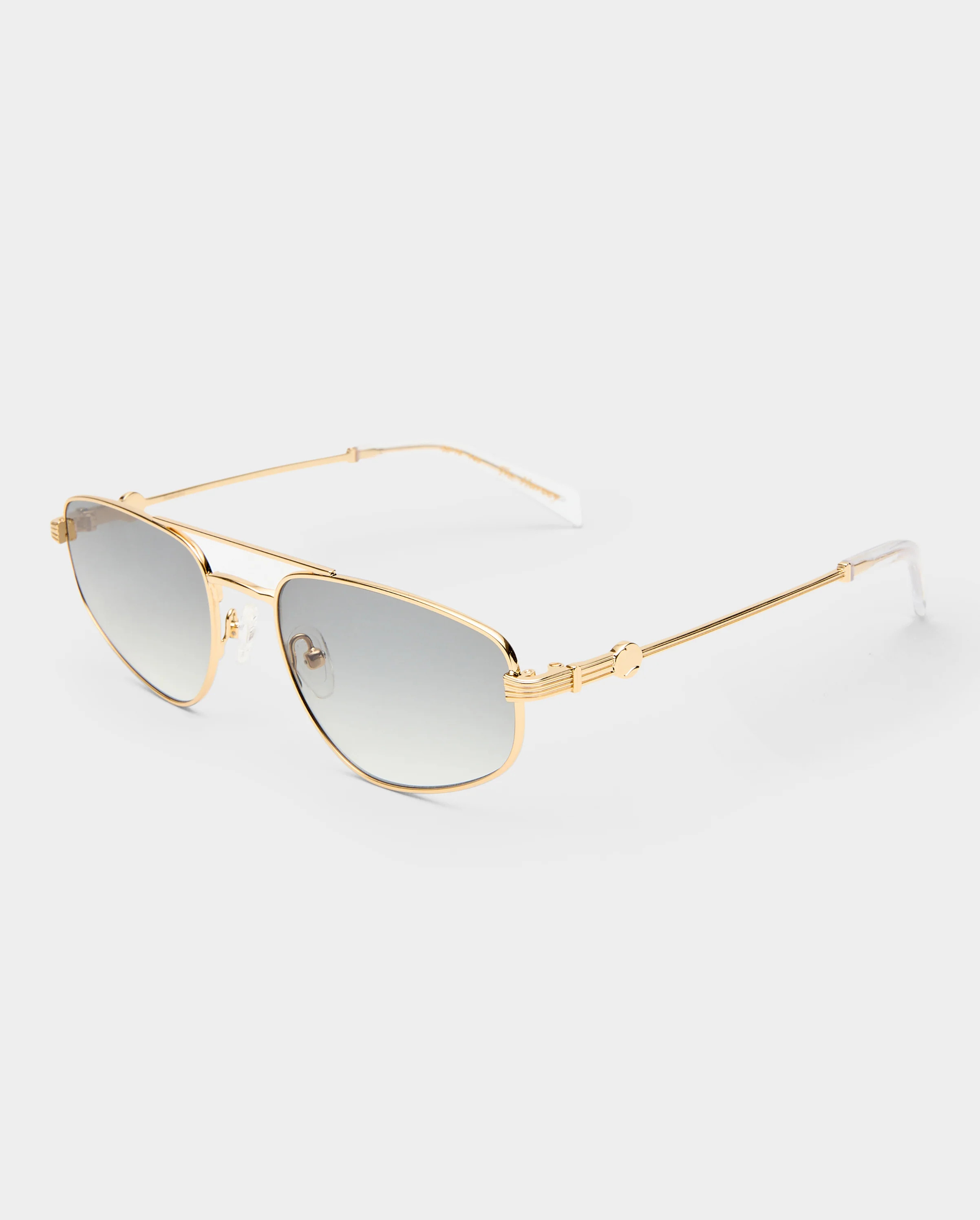 The Harvey Gold Female Aviator Sunglasses | Luv Lou | Luv Lou