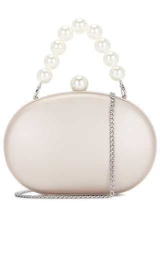 Abigail Pearl Handle Bag in Champagne | Revolve Clothing (Global)