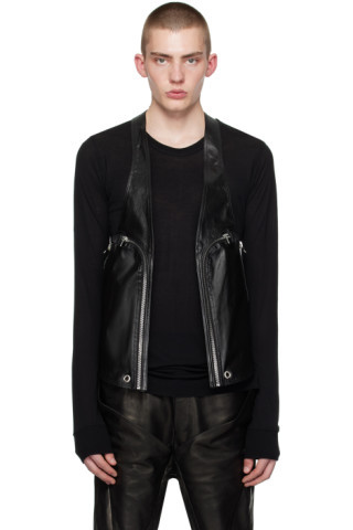 Black Bauhaus Denim Vest | SSENSE