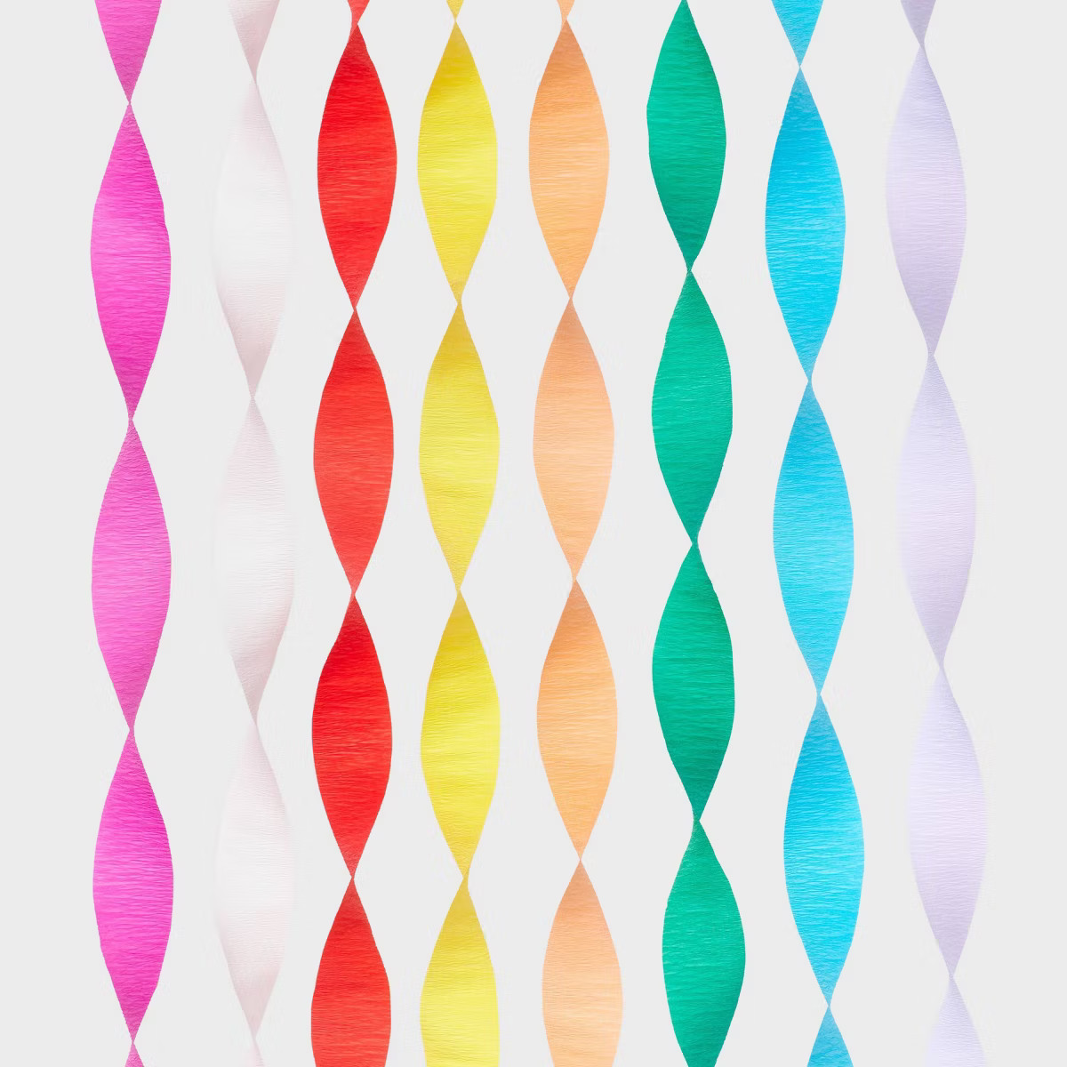 8pk Paper Rainbow Crepe Streamer - Spritz™ | Target