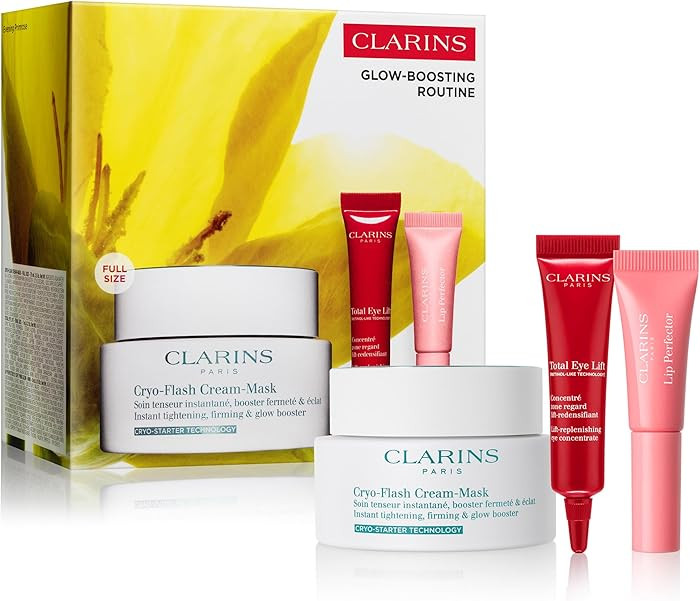 CLARINS Cryo-Flash Face Mask | Visible Lift Effect in 10 Minutes* | Visibly Minimizes Pores | Boo... | Amazon (US)