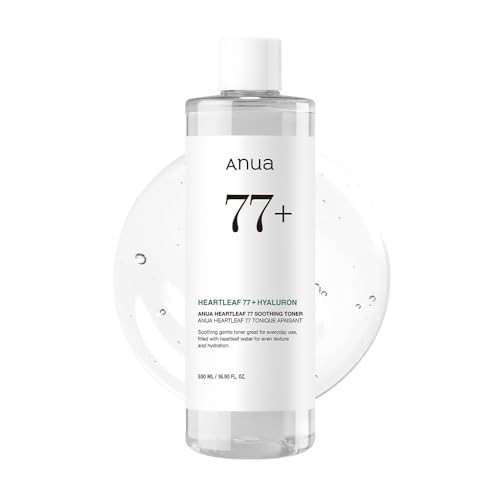 Anua Heartleaf 77 Soothing Toner I pH 5.5 Skin Trouble Care, Calming Skin, Refreshing, Purifying (500ml / 16.9 fl.oz.) | Amazon (US)