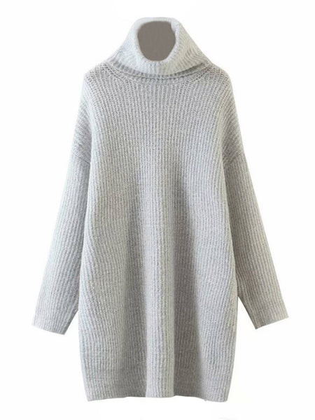 'Samantha' Turtleneck Knit Dress | Goodnight Macaroon