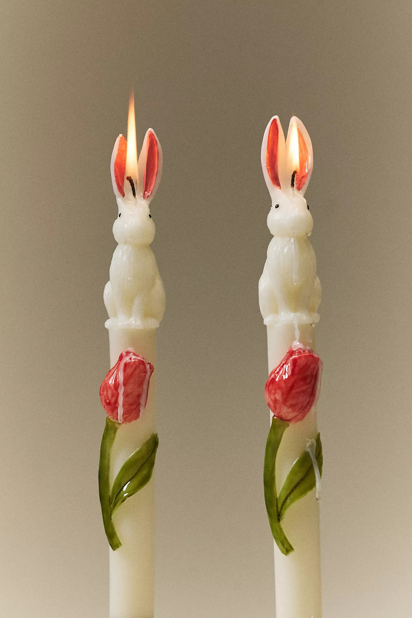 Bunny Taper Candles, Set of 2 | Anthropologie (US)