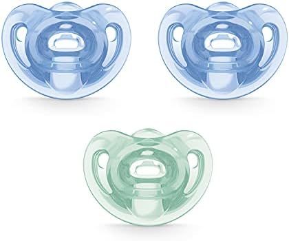 NUK Comfy Orthodontic Pacifiers, 6-18 Months, 3 Pack | Amazon (US)