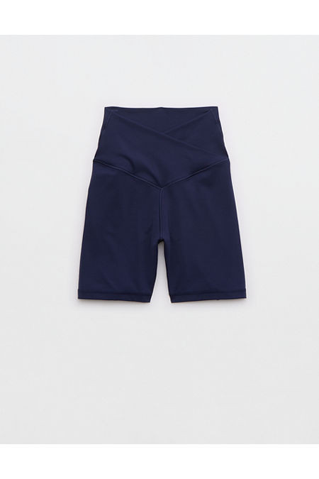OFFLINE By Aerie Real Me Crossover 5" Bike Short Women's Royal Navy XXS | Aerie