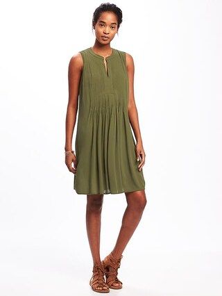 Pintuck Swing Dress for Women | Old Navy US