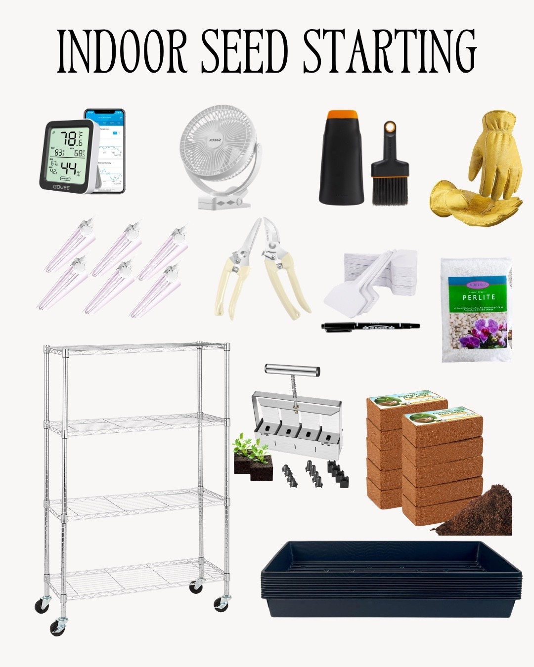 My GO TO Seed starting supplies! 🌱🤍🪏🧑‍🌾

#LTKSpringSale #LTKHome #LTKSeasonal