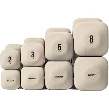 SafeGrip Dumbbells, Anti-Slip, Anti-Roll, Thick Handles, Free Weights, Square Dumbbells for Secur... | Amazon (US)