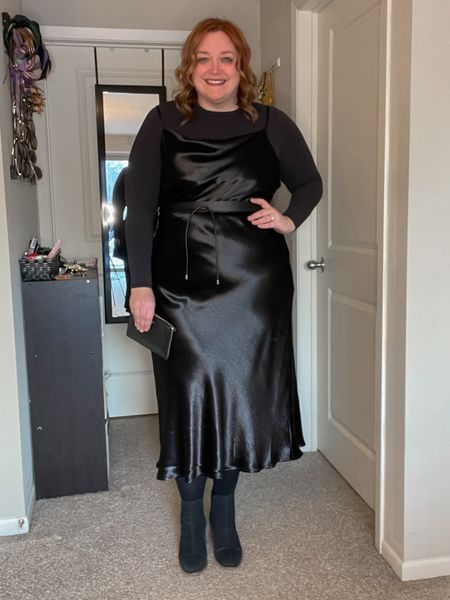 Monochrome black Slip dress plus size friendly!

Date night outfit 💋

Tarajaneq1 for 15% off at SHEIN

#LTKmidsize #LTKstyletip #LTKplussize