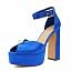 JENN ARDOR Womens Open Toe Pearl Platform Heels for Women Chunky Buckle Ankle Strap Wedding Heele... | Amazon (US)