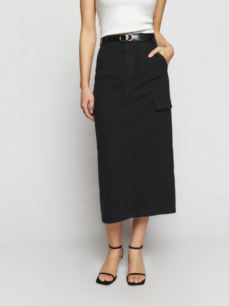 Maggi Cargo Midi Skirt | Reformation (Global)