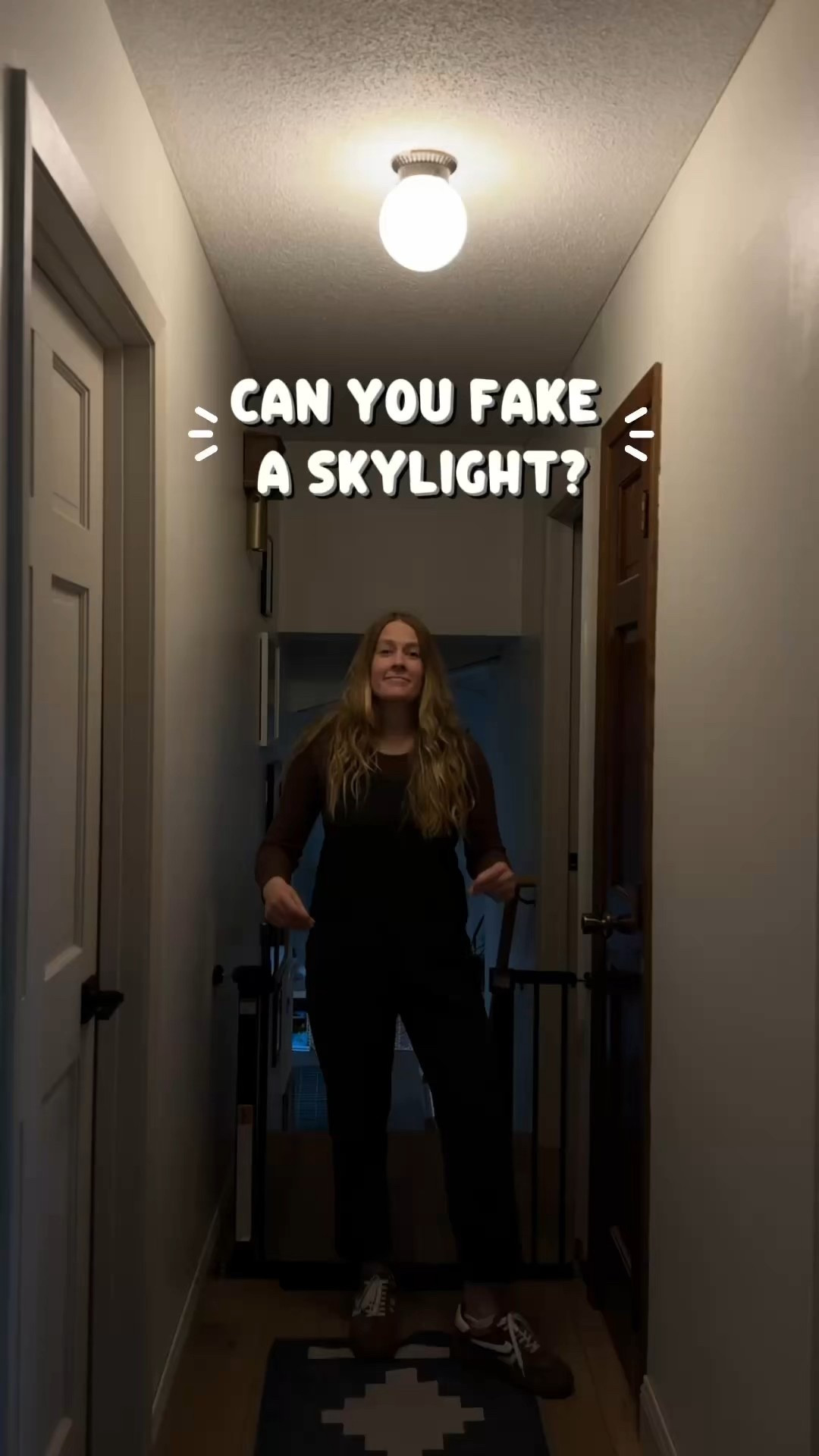 DIY faux skylight! #home #LTKhome #skylight