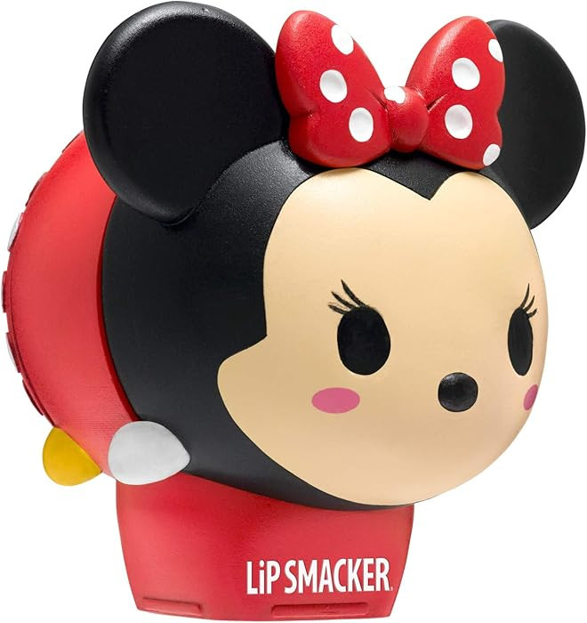 Lip Smacker Disney Minnie Mouse Tsum Tsum Flavored Lip Balm, Minnie Strawberry Lollipop, Clear, F... | Amazon (US)