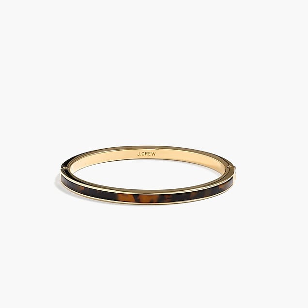 Thin tortoise clamp bracelet | J. Crew US