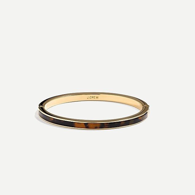 Thin tortoise clamp bracelet | J.Crew US