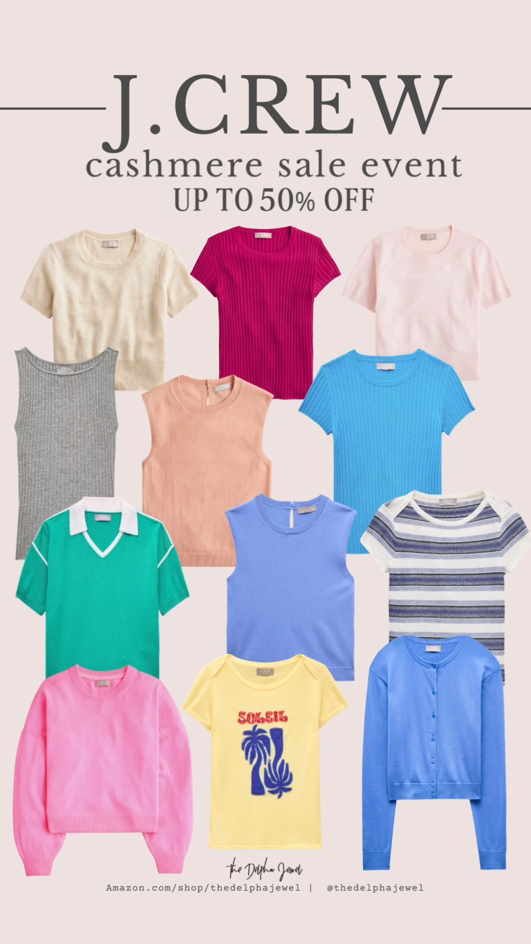 Yes, it's July but this cashmere sale is👌🏼so good! @jcrew  you can wear these for every season - back to school, run errands, date night, and more! 

Featherweight cashmere cardigan, cropped sweater shell, boatneck ribbed tank, over 40 style, travel outfits, work outfits, business casual workwear

#LTKSaleAlert #LTKOver40 #LTKMidsize