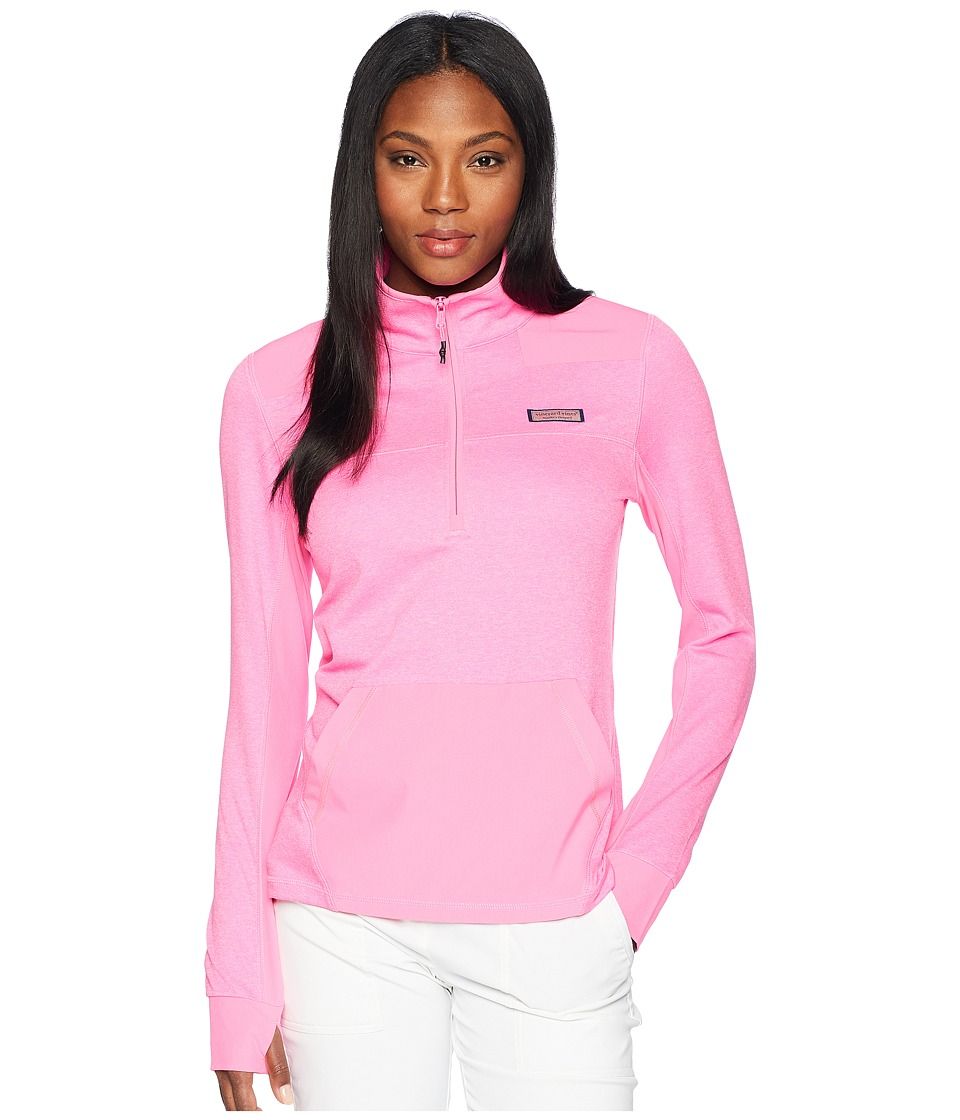 Vineyard Vines Golf Performance Kanga Pocket Shep (Malibu Pink) Women's Clothing | Zappos
