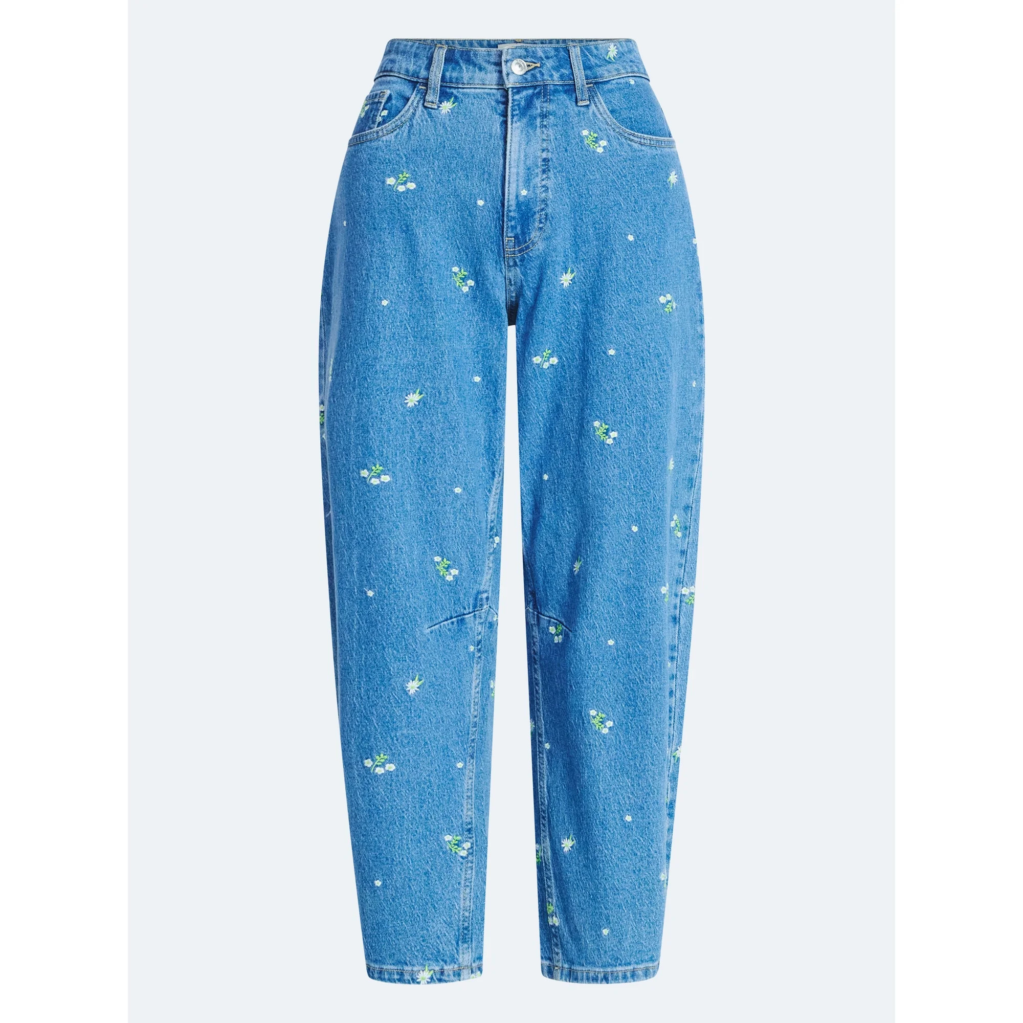 Light Wash Floral Embroidery | Walmart (US)