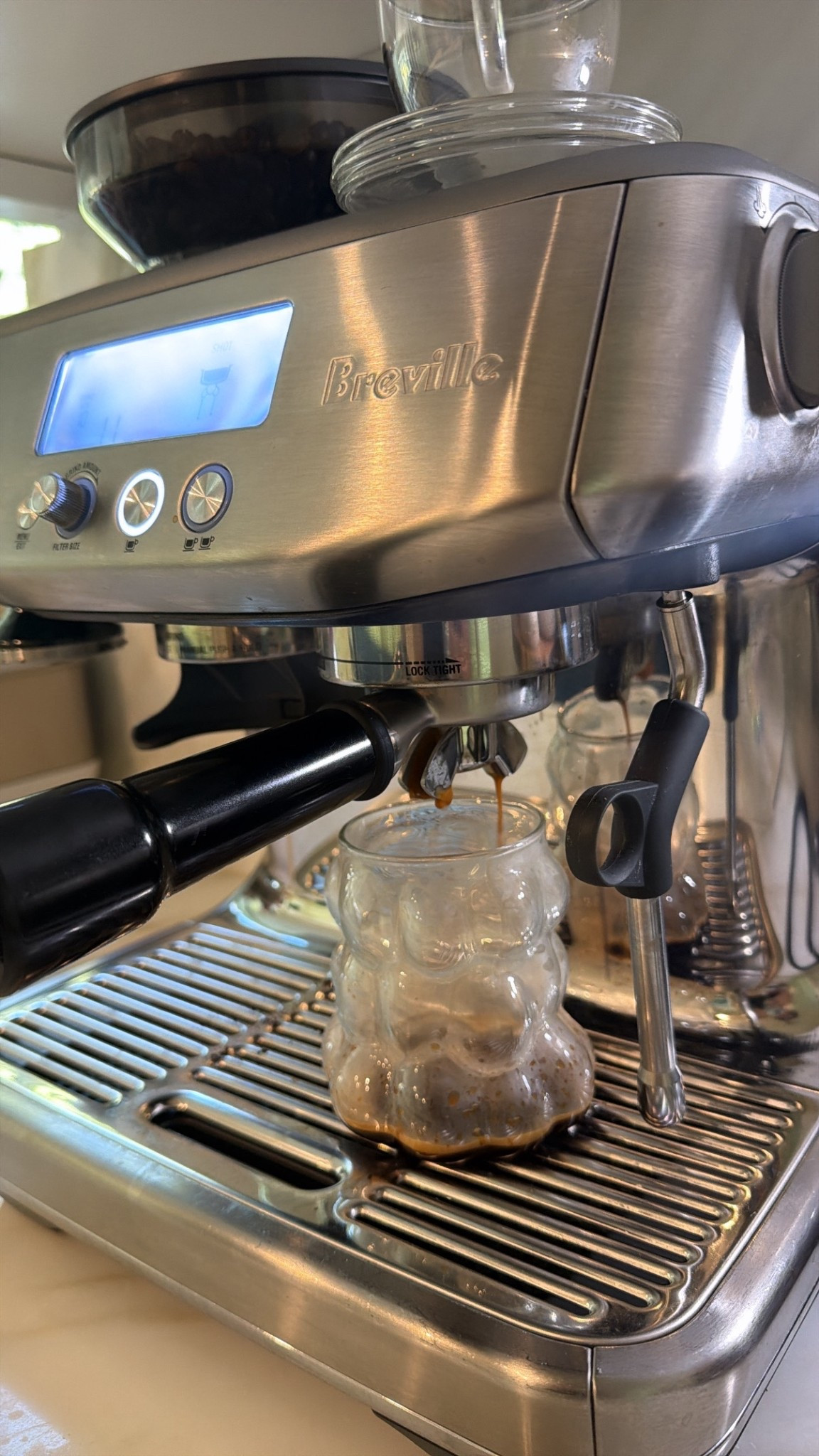 My espresso machine we use daily with the new cups I found that finally fit!! 

#LTKdayinmylife #LTKHome #LTKmomlife