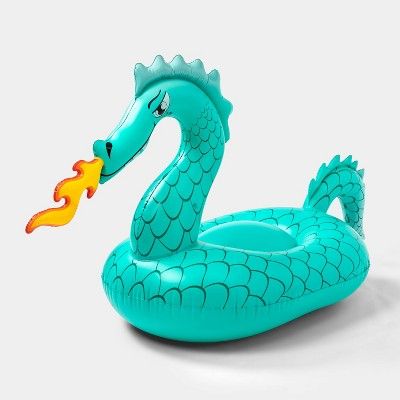 Dragon Pool Float Tropical Green - Sun Squad™ | Target