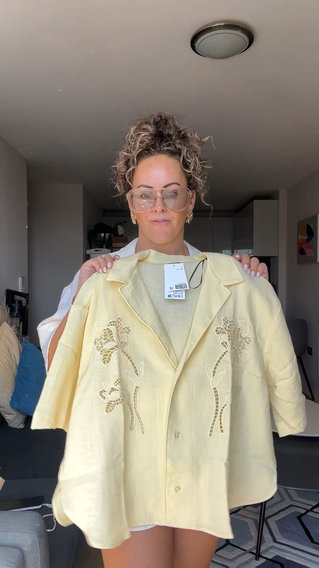 The yellow shorts are finally online!! Run this will definitely sell out girls! I’m wearing a small short and a medium shirt 

Summer outfits, holiday outfit, H&M co-ord, beach cover up 

#LTKstyletip #LTKsummer