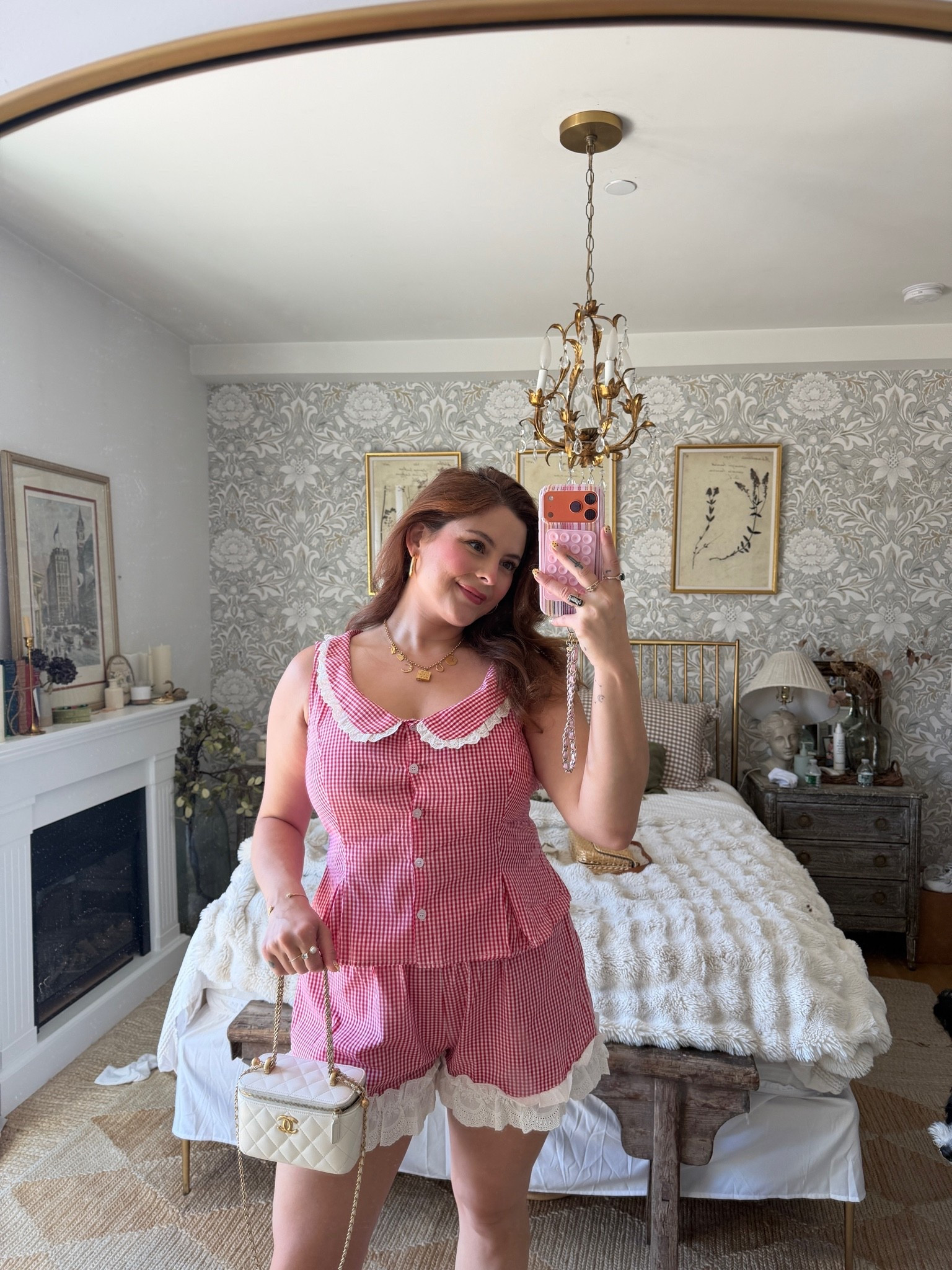 Gingham matching set with heart detail back pocket size xl

#LTKmomlife #LTKMidsize #LTKPetite