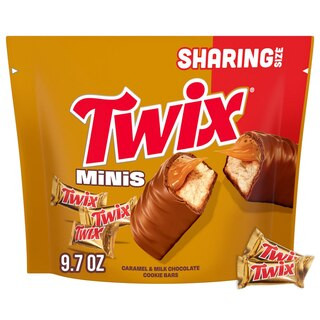 Twix Caramel Minis Size Chocolate Cookie Candy Bar, Sharing Size, Bag, 9.7 oz | CVS Health