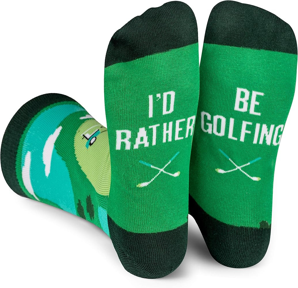 I'd Rather Be Socks for Men and Women - Funny Unisex Novelty Gifts for Christmas, Birthdays and M... | Amazon (US)