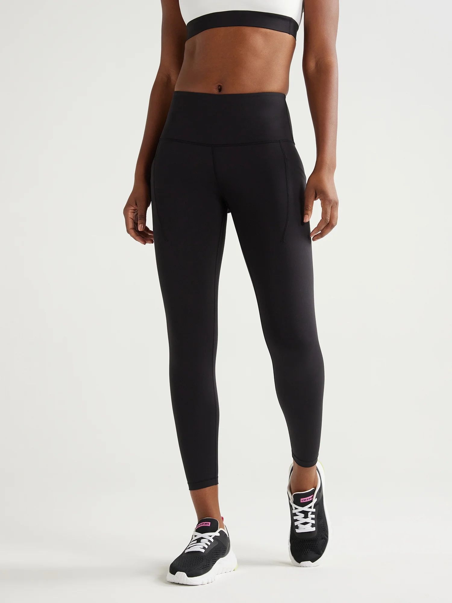 Love & Sports Women’s Performance Leggings with Side Pockets, Sizes XS-XXXL | Walmart (US)