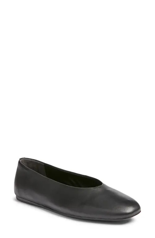 Nordstrom Maddox Ballet Flat in Black at Nordstrom, Size 10 | Nordstrom