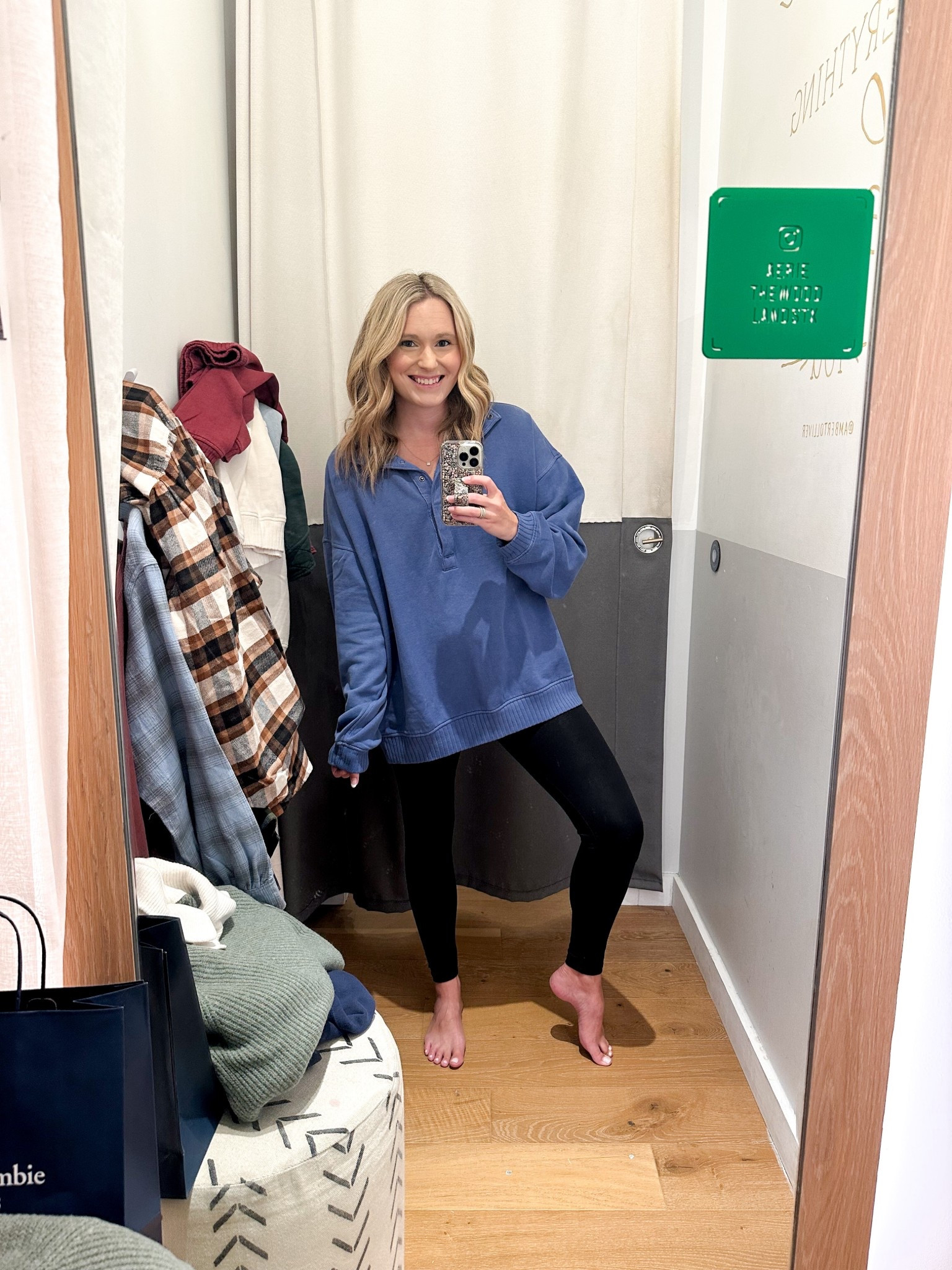 Obsessed with this Aerie quarter button up! The perfect fall closet staple!

#LTKSeasonal #LTKStyleTip #LTKFallSale