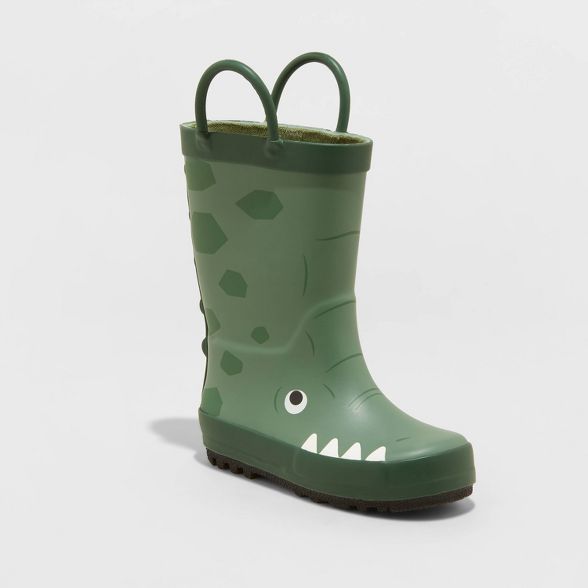 Toddler Boys' Barry Alligator Boots - Cat & Jack™ Green | Target