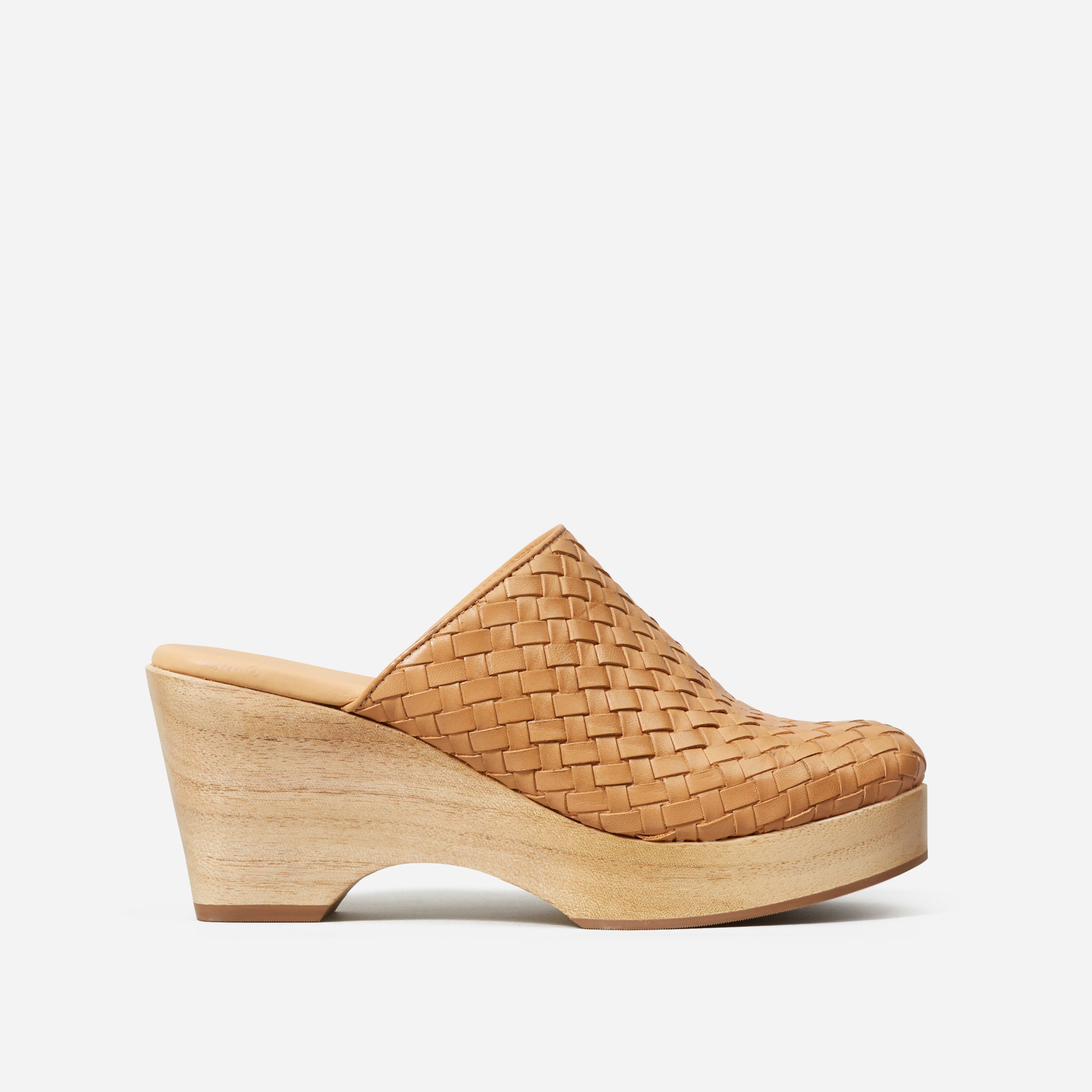 Clog by Everlane in Tan Woven, Size 10.5 | Everlane