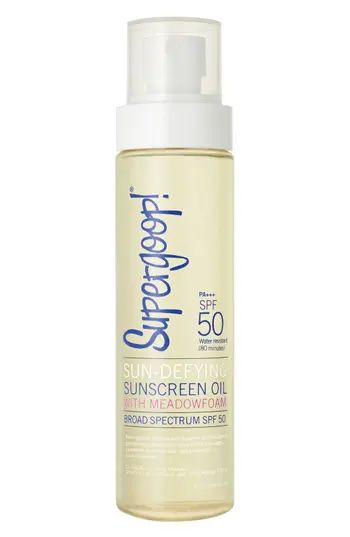 Supergoop! 'Sun-Defying' Sunscreen Oil With Meadowfoam Spf 50, Size 5 oz | Nordstrom
