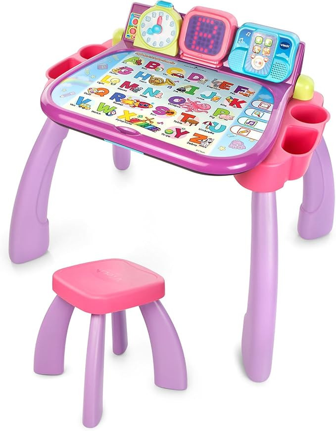 VTech Touch & Learn Activity Desk (Frustration Free Packaging), Purple | Amazon (US)