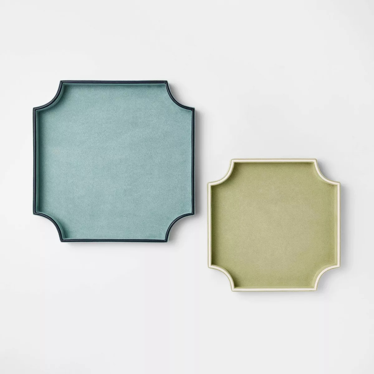 Set of 2 Faux Suede Trays - Threshold™ designed with Studio McGee | Target