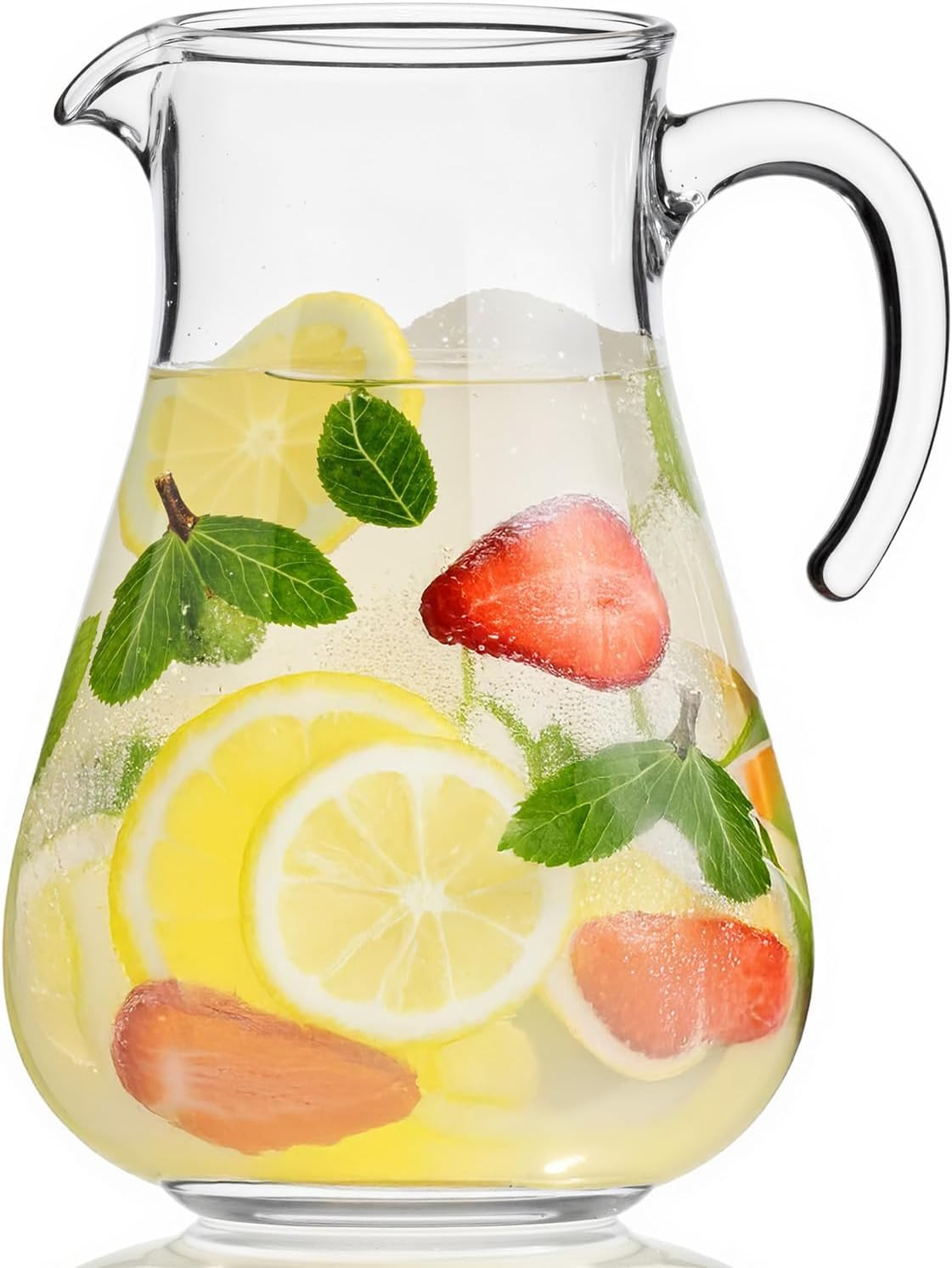 Lily's Home Break Resistant Plastic Pitcher, the Large Capacity Makes it Excellent for Parties, B... | Amazon (US)