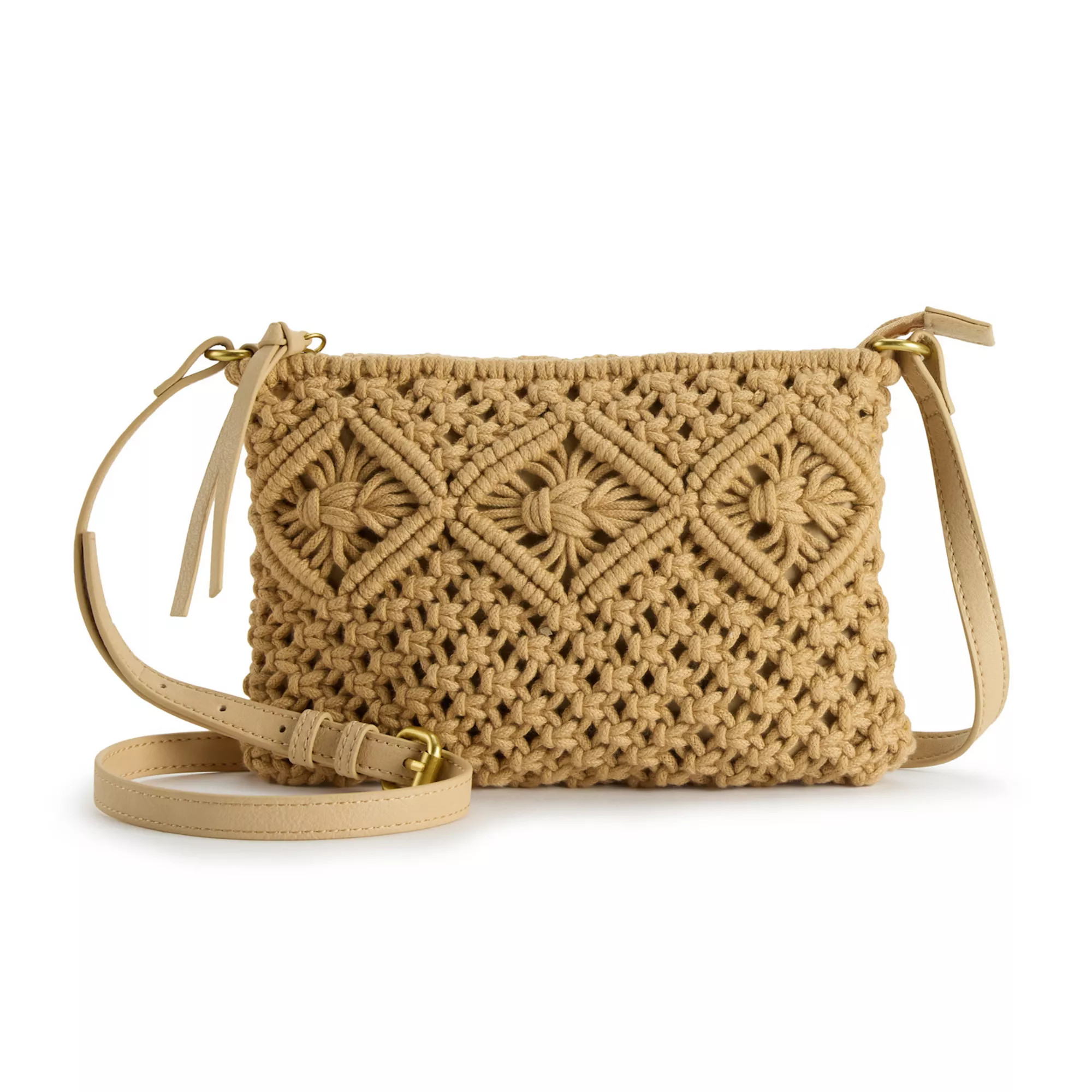 Sonoma Goods For Life® Kaia Rope Crossbody Bag | Kohl's