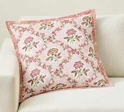 June Contrast Flange Pillow Cover | Pottery Barn (US)