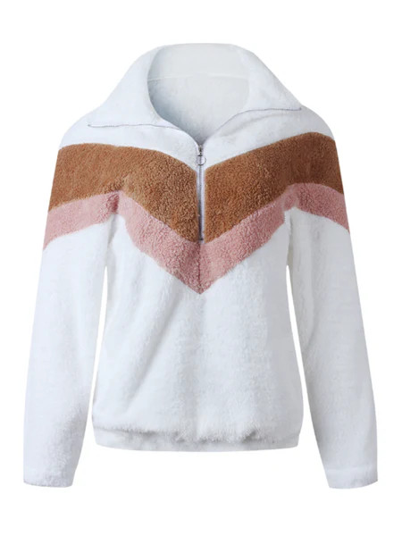 'Teagan' Chevron Fleece Pullover (5 Colors) | Goodnight Macaroon