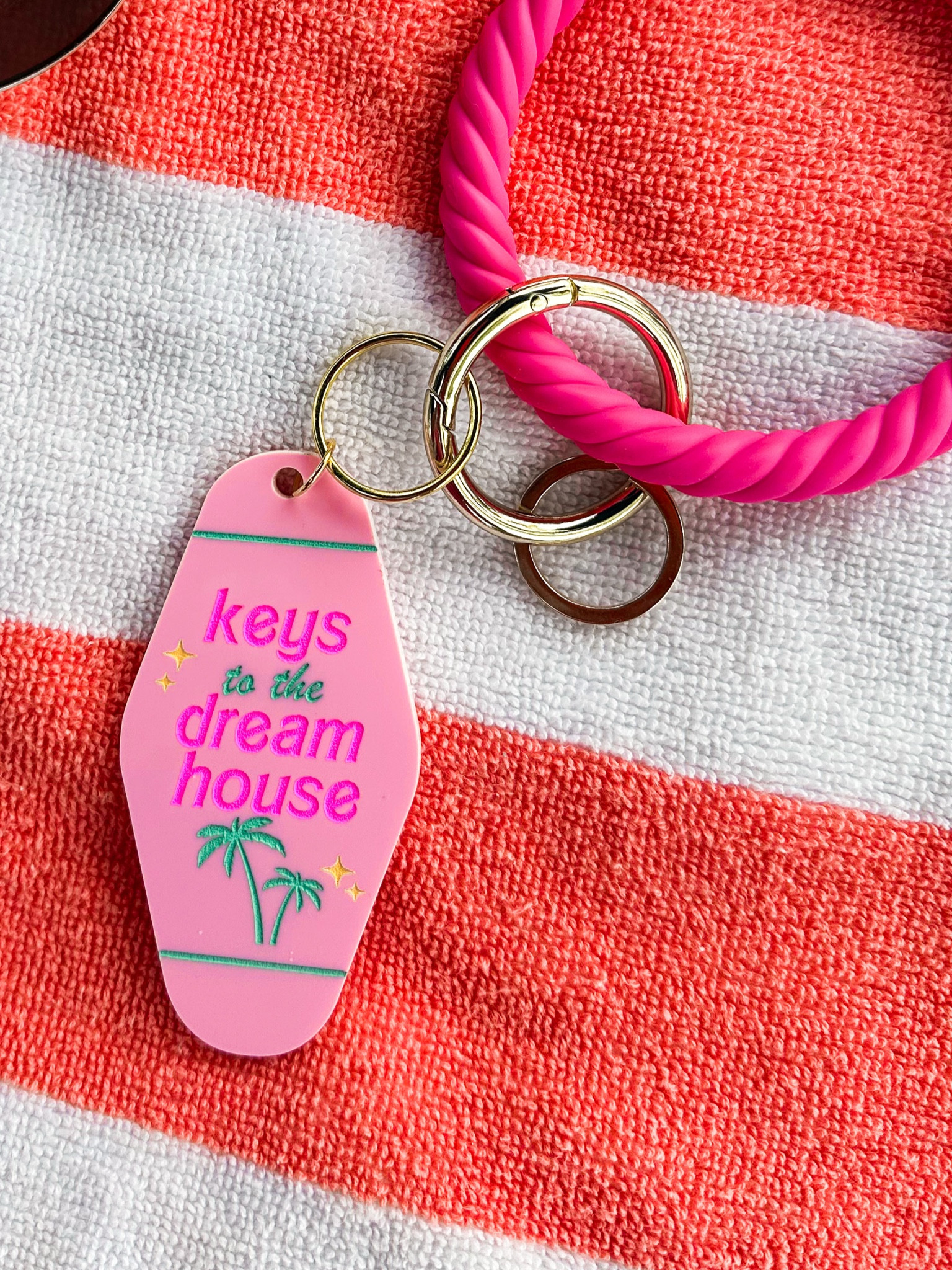 Keys to the dream house | Barbie’s dream house | motel key | car accessory | jeep

#LTKhome #LTKtravel